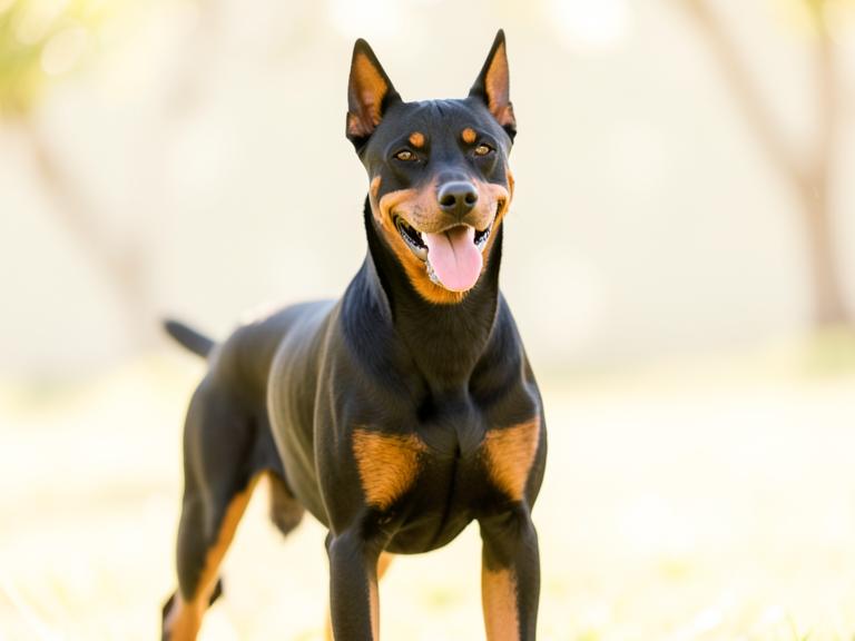 Doberman Pinscher dog