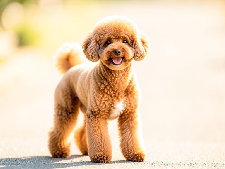 Miniature Poodle dog